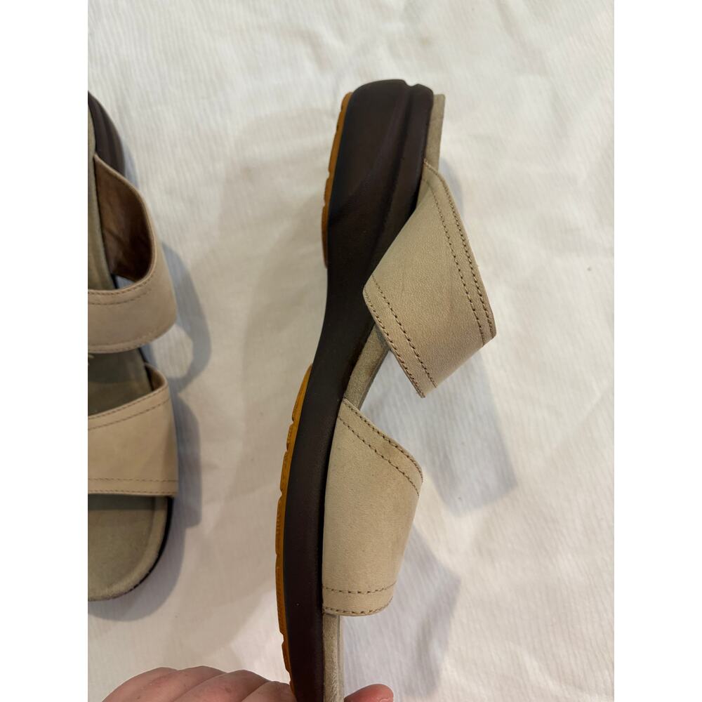 Dansko Isabel Tan Leather Adjustable ortho comfort Slide Sandals Womens 39 8.5-9 - Picture 8 of 12